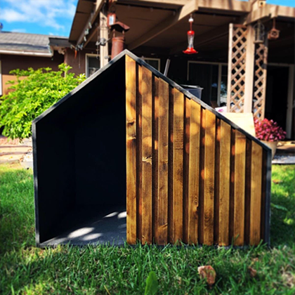 Rusty Wood House